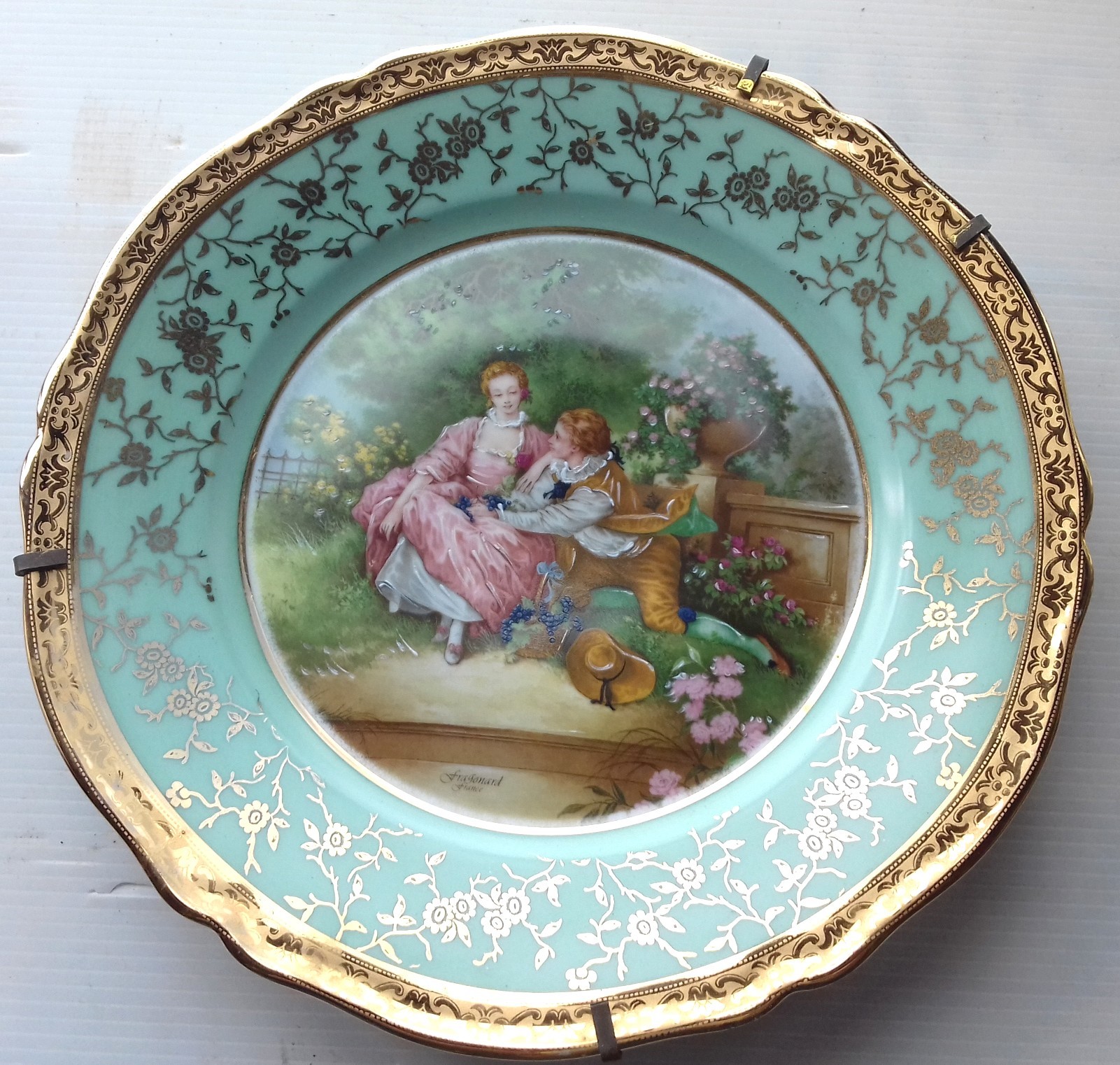 Assiette Décorative Vintage En Porcelaine De Limoges - 24 Cm - Signée