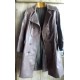 Veste longue, manteau cuir