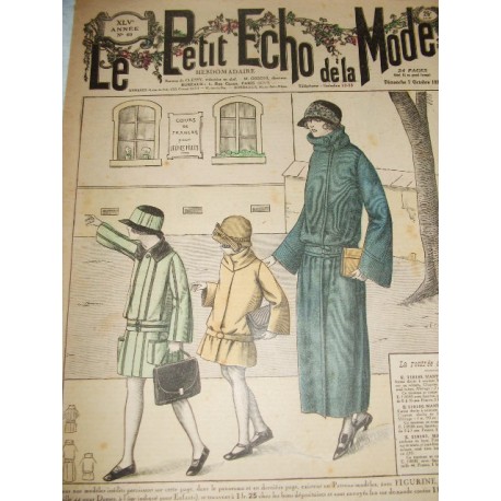 Revue ancienne "Petit Echo de la Mode"1922