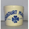 Pot yoghourt Maggie, céramique Sarreguemines