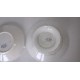 3 Assiettes et compotier KG PLATANE Lunéville
