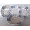 3 Assiettes et compotier KG PLATANE Lunéville