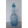 Bouteille bleue avec son bouchon 15cm