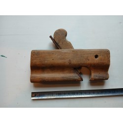 Bouvet rabot ancien lame ronde