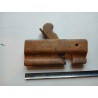 Bouvet rabot ancien lame ronde
