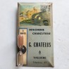 Sablier publicitaire Boucherie CHATELUS à VALLIERES