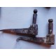 LOT de 4 paires de gonds anciens, forgés