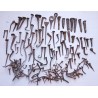 LOT de ~150 clous forgés