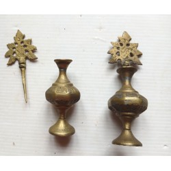 2 Anciens crayons à kohl en cuivre