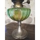 Lampe à pétrole bleu vert 50cm