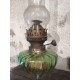 Lampe à pétrole bleu vert 50cm