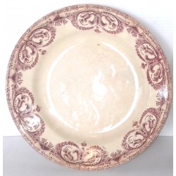 Assiette du service  Terre de Fer GUIRLANDE GII