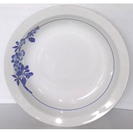 2 plats PEXONNE FF porcelaine 30cm
