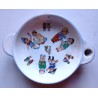 Assiette chauffante bébé ancienne Porcelaine de Limoges