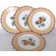 4 assiettes, Fine Royal  Porcelaine de LIMOGES (Sculpture)