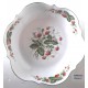 Plat/Saladier Porcelaine de LIMOGES motifs fraises ,20cm