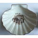 Coquilles St Jacques en porcelaine Revol France, métier ancien fileuse.