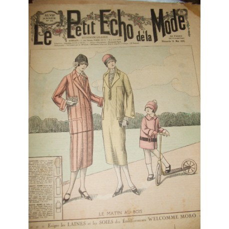 Revue ancienne " Petit écho de la Mode" 1925