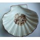 Coquilles St Jacques en porcelaine Revol France, métier ancien fileuse.