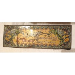 Boite en fer savon Violettes des Alpes