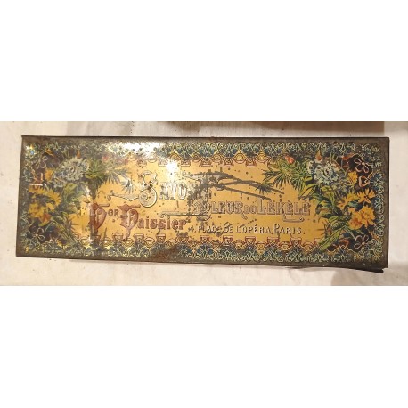 Boite en fer savon Violettes des Alpes