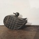 Petite boite en ébène, forme canard 8cm