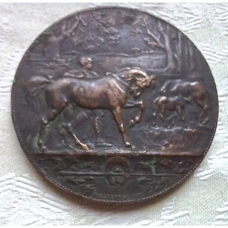 Médaille bronze Syndicat des éleveurs de chevaux Limousin 1906