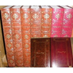 Livres de collection : 7 volumes des oeuvres de VICTOR HUGO