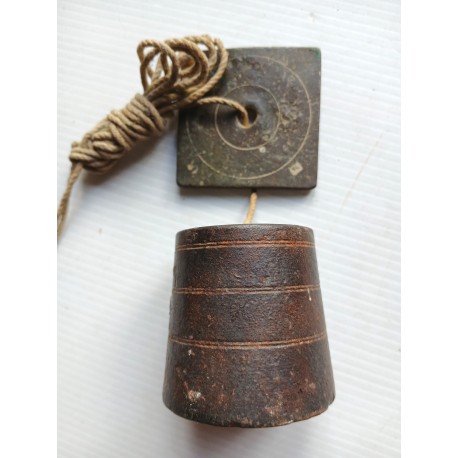 Fil à plomb ancien breveté GDG, artisans, maçons, batisseurs.