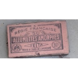 Petite boite d'allumettes AMORPHES