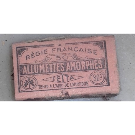 Petite boite d'allumettes AMORPHES