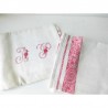 2 torchons anciens monogramme JP , 75x65cm