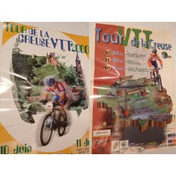 2 Affiches vélo VTT tour de Creuse