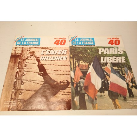 2 magazines le Journal de la France les années 40