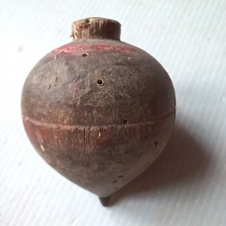Toupie ancienne en bois