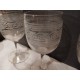 3  petits verres ciselés