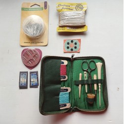 Couture trousse et matériel ancien.