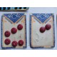 LOT de plaques de boutons vintage, mercerie