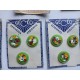 LOT de plaques de boutons vintage, mercerie