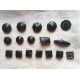 LOT de 17 boutons anciens vintage , mercerie. 10-20mm