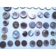 LOT de 60 boutons  nacrés anciens , mercerie