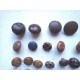 LOT de 30 boutons anciens vintage , cuir simili tissu,  mercerie