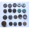 LOT de 30 gros boutons vintage, mercerie 3à4cm