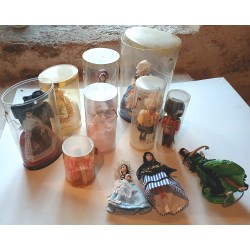 LOT de 11 poupées folkloriques.