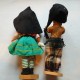 LOT de 2 poupées folkloriques couple du Portugal 25cm