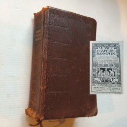 Missel vespéral romain N°500-3 Dom Gaspar Lefebvre illustrations De Cramer 1951