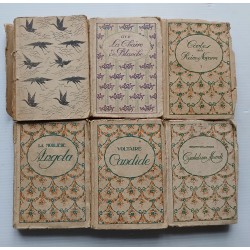 LOT de 6 mini-livres anciens Nilsson, Candide, contes...