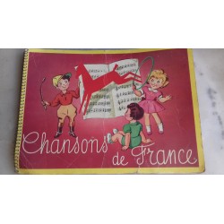 Livres CHANSONS DE FRANCE, de POULAIN, avec images