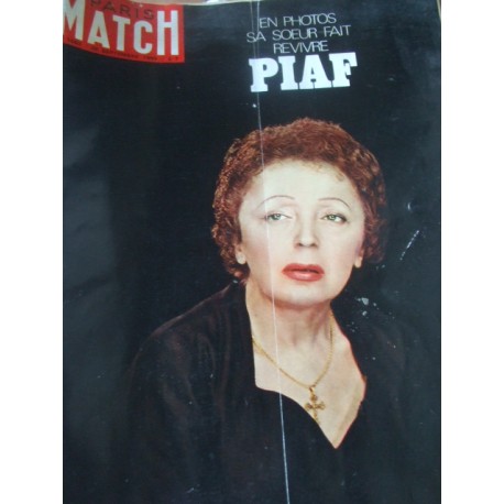 Paris Match -Piaf- 20 septembre 1969