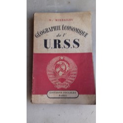 Livre URSS 1946 Géographie économique N.MIKHAILOV